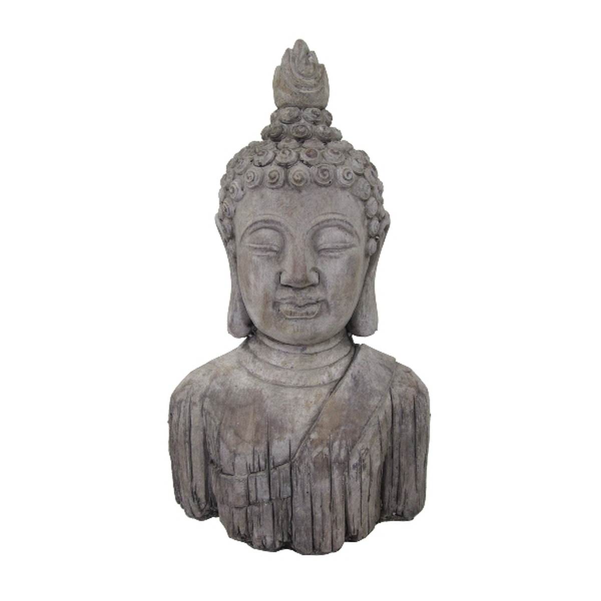 Buddha-Kopf 26,5x14x10,5cm Cement Dekofigur