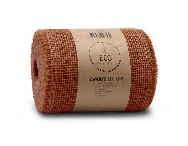 Jute Tischband Terracotta 15cm 10m-Vorteilsrolle