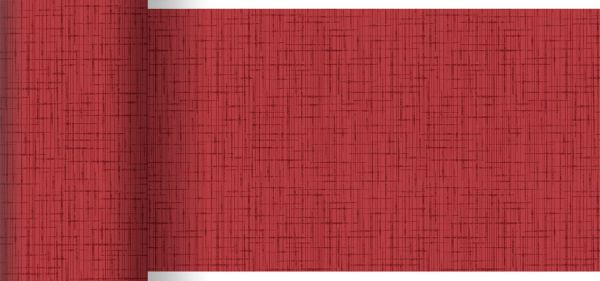 Tischband Tischläufer Dunicel Linnea 0,15x20 m Bordeaux